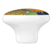 Vincent van Gogh - Vase met vijf zonnebloemen Keramische Knop (Zijkant)