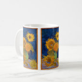 Vincent van Gogh - Vase met vijf zonnebloemen Koffiemok (Voorkant links)