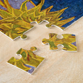 Vincent van Gogh - Vase met vijf zonnebloemen Legpuzzel (Zijkant)