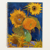 Vincent van Gogh - Vase met vijf zonnebloemen Planner (Voorkant)