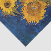 Vincent van Gogh - Vase met vijf zonnebloemen Tissuepapier (Detail)