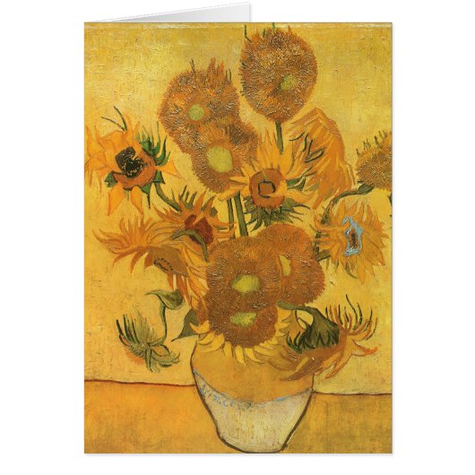 Vincent van Gogh - Vase met vijftien zonnebloemen (Voorkant)