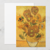 Vincent van Gogh - Vase met vijftien zonnebloemen (Voorkant / Achterkant)