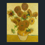 Vincent van Gogh - Vase met vijftien zonnebloemen Acryl Muurkunst<br><div class="desc">Vase met vijftien zonnebloemen / Vase avec quinze tournesols - Vincent Van Gogh,  augustus 1888 - Sunflower 1888 fouth version (F454)</div>