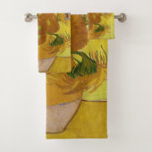 Vincent van Gogh - Vase met vijftien zonnebloemen Bad Handdoek (Insitu)