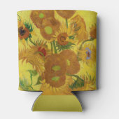 Vincent van Gogh - Vase met vijftien zonnebloemen Blikjeskoeler (Achterkant)