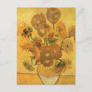 Vincent van Gogh - Vase met vijftien zonnebloemen Briefkaart