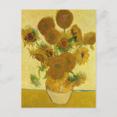 Vincent van Gogh - Vase met vijftien zonnebloemen Briefkaart (Voorkant)