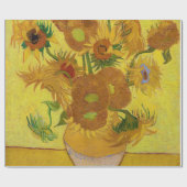 Vincent van Gogh - Vase met vijftien zonnebloemen Cadeaupapier (Vlak)