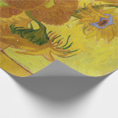 Vincent van Gogh - Vase met vijftien zonnebloemen Cadeaupapier (Hoek)