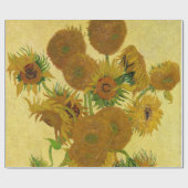 Vincent van Gogh - Vase met vijftien zonnebloemen Cadeaupapier (Vlak)