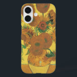 Vincent van Gogh - Vase met vijftien zonnebloemen iPhone 16 Hoesje<br><div class="desc">Vaas met vijftien zonnebloemen of gewoon zonnebloemen (1888) van Vincent van Gogh is een post-impressionistische bloemenschilderkunst. Het maakt deel uit van een stilleven serie van verschillende soortgelijke schilderijen met een boeket van tuinbloemen in een vaas. De hele serie shows zonnebloemen in alle levensfasen, van volledig in bloei tot verwelken en...</div>