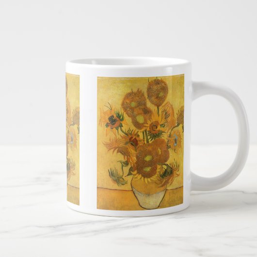 Vincent van Gogh - Vase met vijftien zonnebloemen Grote Koffiekop (Rechts)