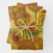 Vincent van Gogh - Vase met vijftien zonnebloemen Inpakpapier Vel (In situ)