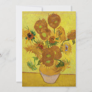 Vincent van Gogh - Vase met vijftien zonnebloemen Kaart