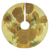 Vincent van Gogh - Vase met vijftien zonnebloemen Kerstboom Rok (Voorkant)