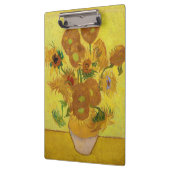 Vincent van Gogh - Vase met vijftien zonnebloemen Klembord (Links)