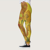 Vincent van Gogh - Vase met vijftien zonnebloemen Leggings (Links)