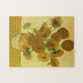 Vincent van Gogh - Vase met vijftien zonnebloemen Legpuzzel (Horizontaal)