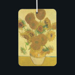Vincent van Gogh - Vase met vijftien zonnebloemen Luchtverfrisser<br><div class="desc">Vase met vijftien zonnebloemen / Vase avec quinze tournesols - Vincent Van Gogh,  augustus 1888 - Sunflower 1888 fouth version (F454)</div>