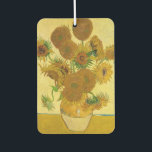 Vincent van Gogh - Vase met vijftien zonnebloemen Luchtverfrisser<br><div class="desc">Vase met vijftien zonnebloemen / Vase avec quinze tournesols - Vincent Van Gogh,  augustus 1888 - Sunflower 1888 fouth version (F454)</div>