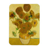 Vincent van Gogh - Vase met vijftien zonnebloemen Magneet (Verticaal)