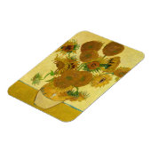 Vincent van Gogh - Vase met vijftien zonnebloemen Magneet (Linkerzijde)