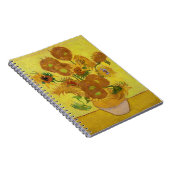 Vincent van Gogh - Vase met vijftien zonnebloemen Notitieboek (Rechterzijde)