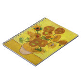 Vincent van Gogh - Vase met vijftien zonnebloemen Notitieboek (Linkerzijde)