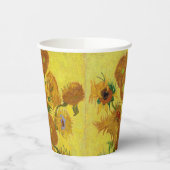 Vincent van Gogh - Vase met vijftien zonnebloemen Papieren Bekers (Links)