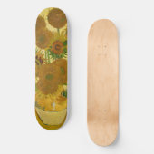 Vincent van Gogh - Vase met vijftien zonnebloemen Persoonlijk Skateboard (Voorkant)