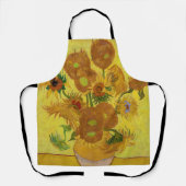 Vincent van Gogh - Vase met vijftien zonnebloemen Schort (Voorkant)