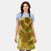 Vincent van Gogh - Vase met vijftien zonnebloemen Schort (Gedragen)