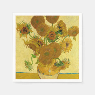 Vincent van Gogh - Vase met vijftien zonnebloemen Servet