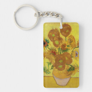 Vincent van Gogh - Vase met vijftien zonnebloemen Sleutelhanger