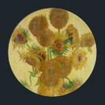 Vincent van Gogh - Vase met vijftien zonnebloemen Snijplank<br><div class="desc">Vase met vijftien zonnebloemen / Vase avec quinze tournesols - Vincent Van Gogh,  augustus 1888 - Sunflower 1888 fouth version (F454)</div>