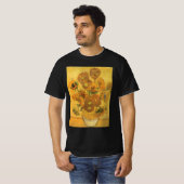 Vincent van Gogh - Vase met vijftien zonnebloemen T-shirt (Voorkant volledig)