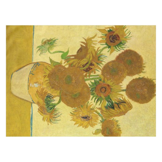 Vincent van Gogh - Vase met vijftien zonnebloemen Tafelkleed (Voorkant (Horizontaal))