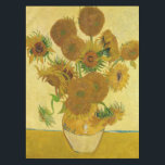 Vincent van Gogh - Vase met vijftien zonnebloemen Tafelkleed<br><div class="desc">Vase met vijftien zonnebloemen / Vase avec quinze tournesols - Vincent Van Gogh,  augustus 1888 - Sunflower 1888 fouth version (F454)</div>
