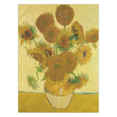 Vincent van Gogh - Vase met vijftien zonnebloemen Tafelkleed (Voorkant)