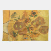 Vincent van Gogh - Vase met vijftien zonnebloemen Theedoek (Horizontaal)