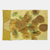 Vincent van Gogh - Vase met vijftien zonnebloemen Theedoek (Horizontaal)