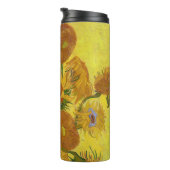Vincent van Gogh - Vase met vijftien zonnebloemen Thermosbeker (Geroteerd rechts)