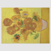 Vincent van Gogh - Vase met vijftien zonnebloemen Tissuepapier (Voorkant)