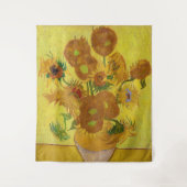Vincent van Gogh - Vase met vijftien zonnebloemen Wandkleed (Voorkant)