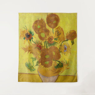 Vincent van Gogh - Vase met vijftien zonnebloemen Wandkleed