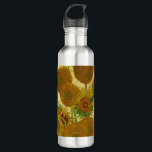 Vincent van Gogh - Vase met vijftien zonnebloemen Waterfles<br><div class="desc">Vase met vijftien zonnebloemen / Vase avec quinze tournesols - Vincent Van Gogh,  augustus 1888 - Sunflower 1888 fouth version (F454)</div>
