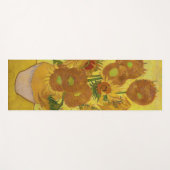 Vincent van Gogh - Vase met vijftien zonnebloemen Yogamat (Voorkant (horizontaal))