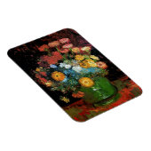 Vincent Van Gogh - Vase met Zinnias Fine Art Magneet (Rechterzijde)