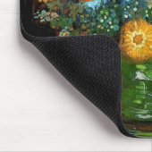 Vincent Van Gogh - Vase met Zinnias Fine Art Muismat (Hoek)